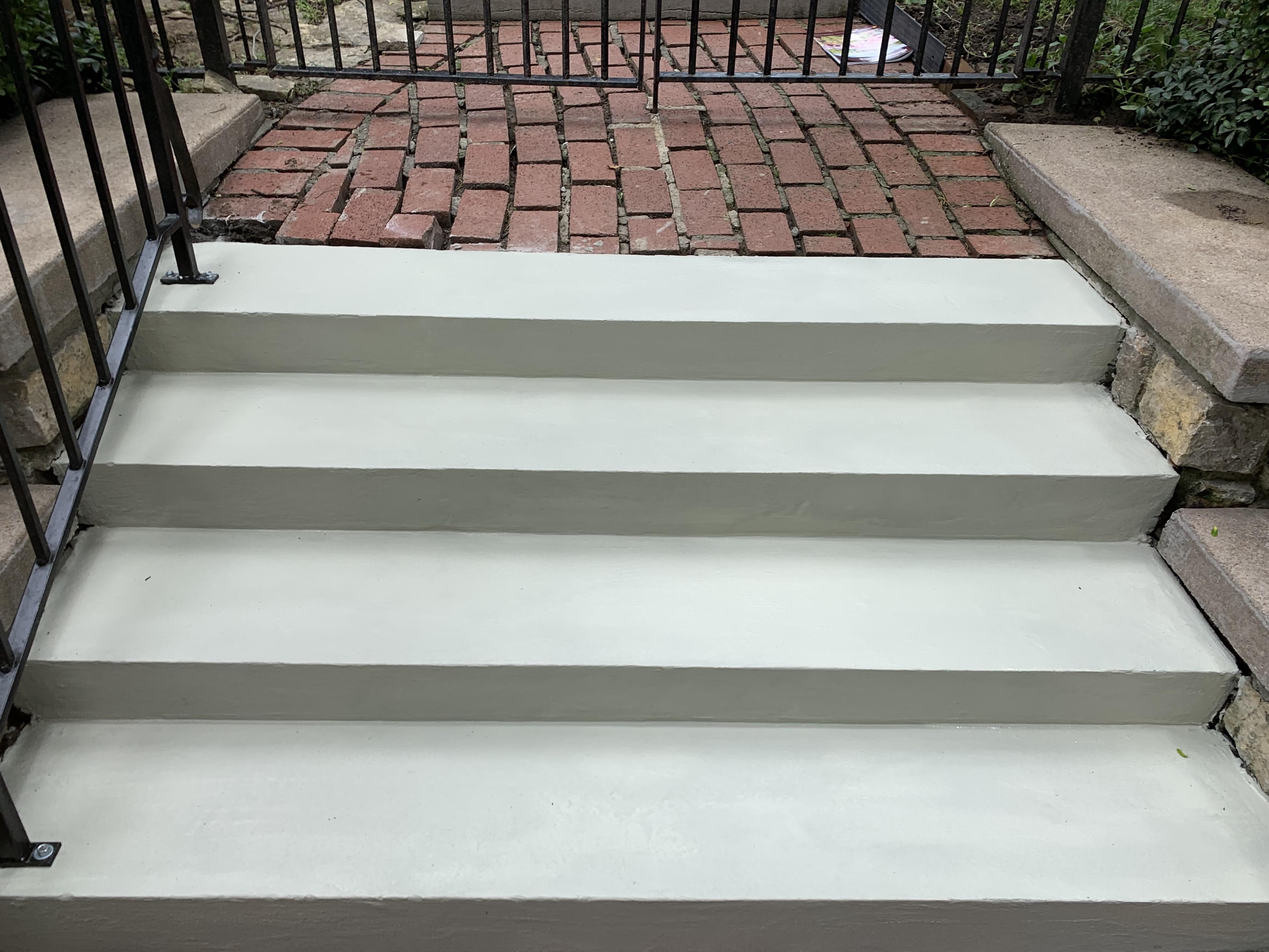 Concrete step repair